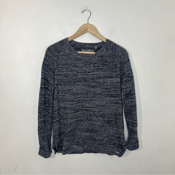 Superdry Fesitval Goods CO. Blue Marled Crewneck Sweater Size XS - Picture 1 of 14